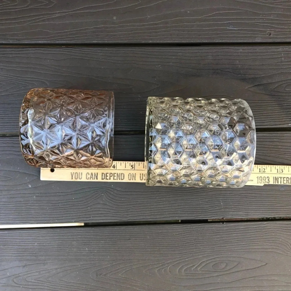 Patterned Glass Candleholders - Picture 8 of 8